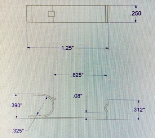 Caldwell 15P19 Universal Take Out clip 710190000, Sash Balance - Picture 3 of 3