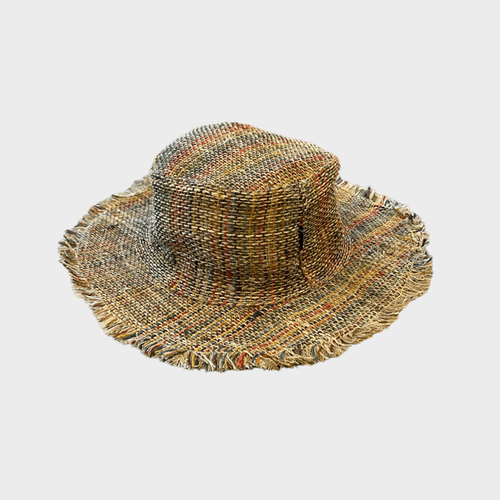 Hemp Summer Beach Sun Hat, Handmade in Nepal Hippie Boho Hat, Asatre Beach Hat - Picture 11 of 13