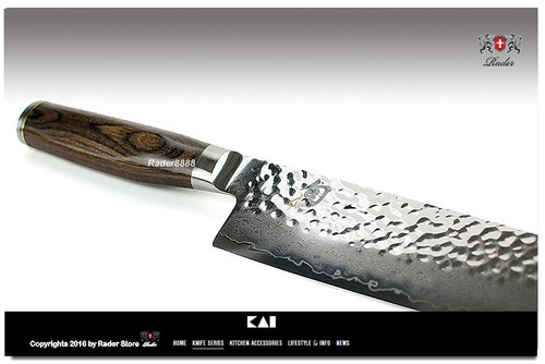 Shun Premier Chef's Knife 10 inch Damascus Cutlery Kai Cookware NEW TDM - Picture 3 of 6