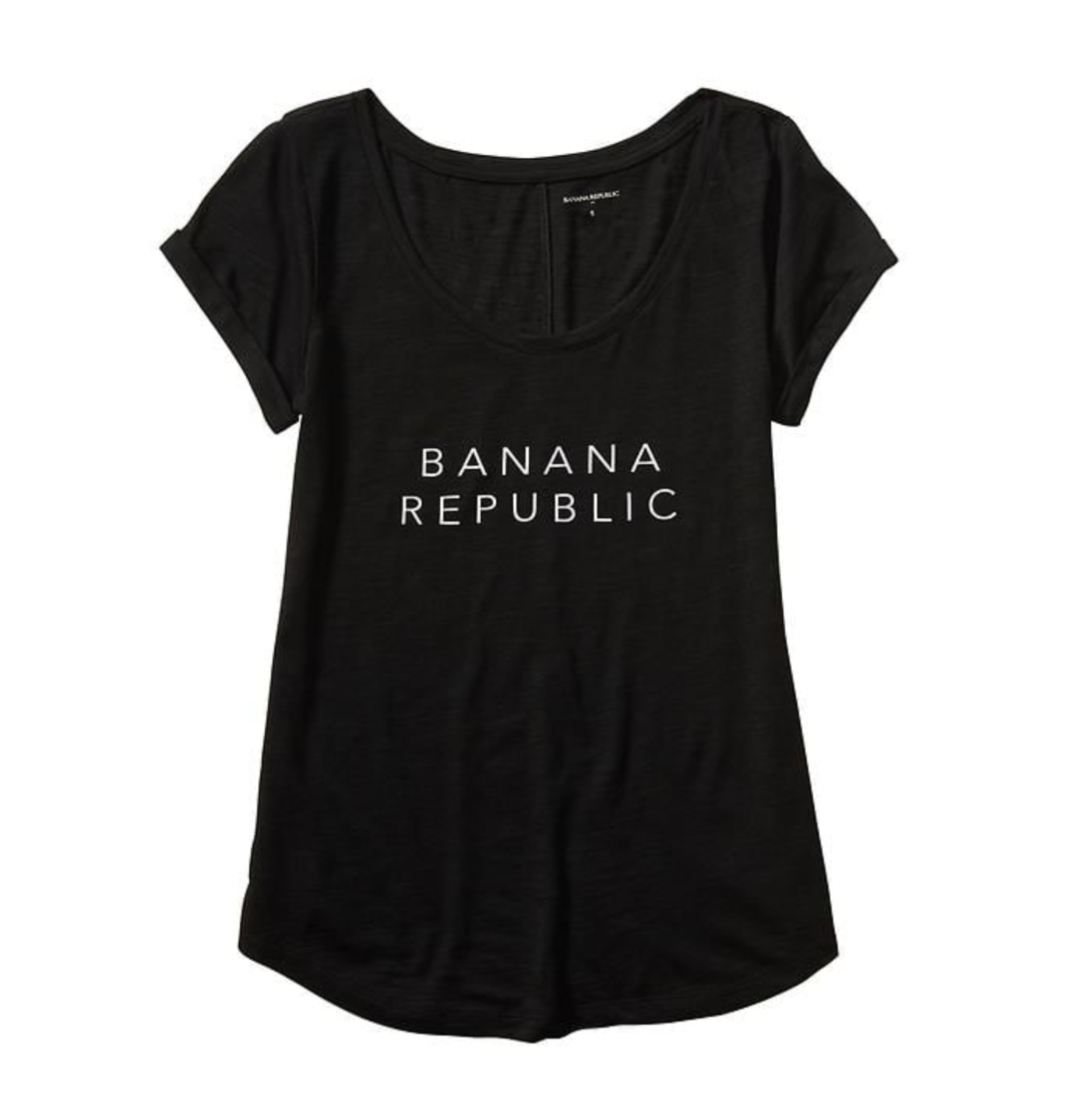 NWT BANANA REPUBLIC Women's Logo Tee Black Size XS 213242 eBay