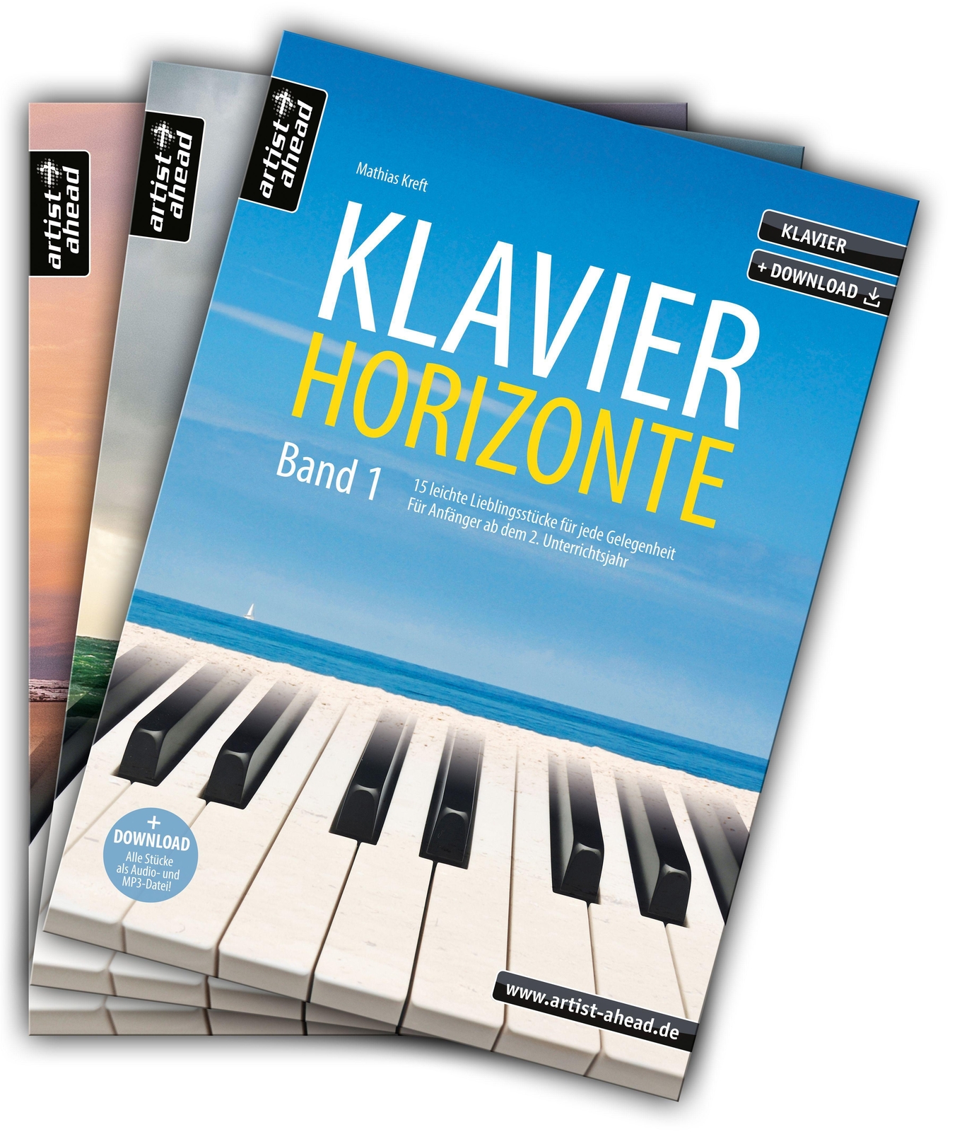 Thumbnail - Mathias Kreft | Klavier-horizonte - Band 1-3 Set | Taschenbuch |