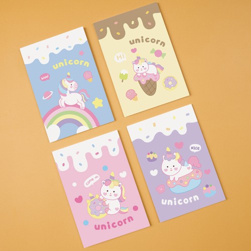 Mini cuadernos pequeños blocs de notas 4pk animales gatos flores cielo galaxia blocs de notas - Imagen 12 de 99