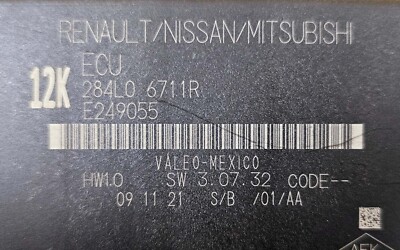 284L0-6711R Nissan Rogue 2022-2023 CONTROLLER ASSY-SONAR