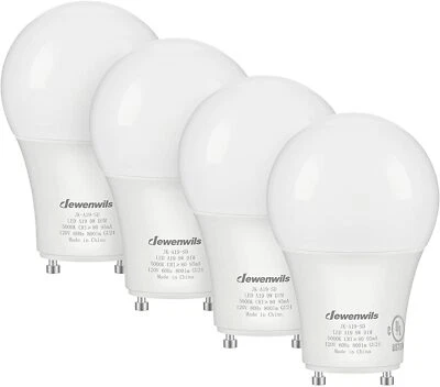 DEWENWILS GU24 LED Light Bulb Dimmable 2 Prong Light Bulbs 5000K Daylight