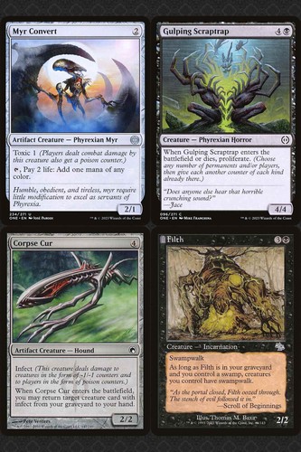 Mazo de comandante Skithiryx, the Blight Dragon INFECT EDH Magic Magic Magic Magic Magic Magic Magic listo para jugar - Imagen 3 de 12