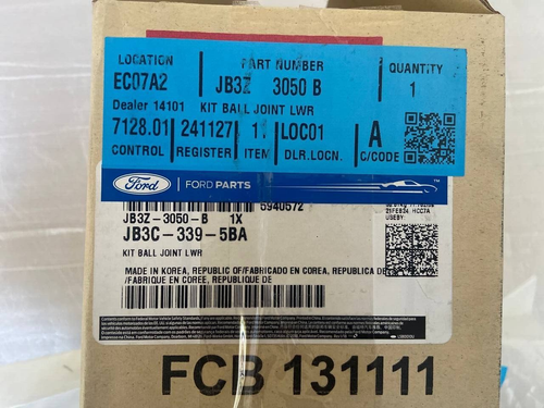 Ford Ranger Raptor 2018-21 Genuine 2 Bushings +1 Ball Joint Lower Arm RH or LH - Picture 5 of 9