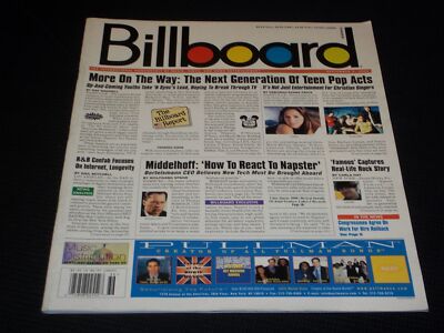 2000 SEPTEMBER 2 BILLBOARD MAGAZINE - NICE MUSIC COVER TOP 100 CHARTS - O 12876