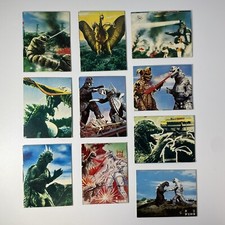 1970 s vintage Trading cards Godzilla japanese King of the monsters cards set.