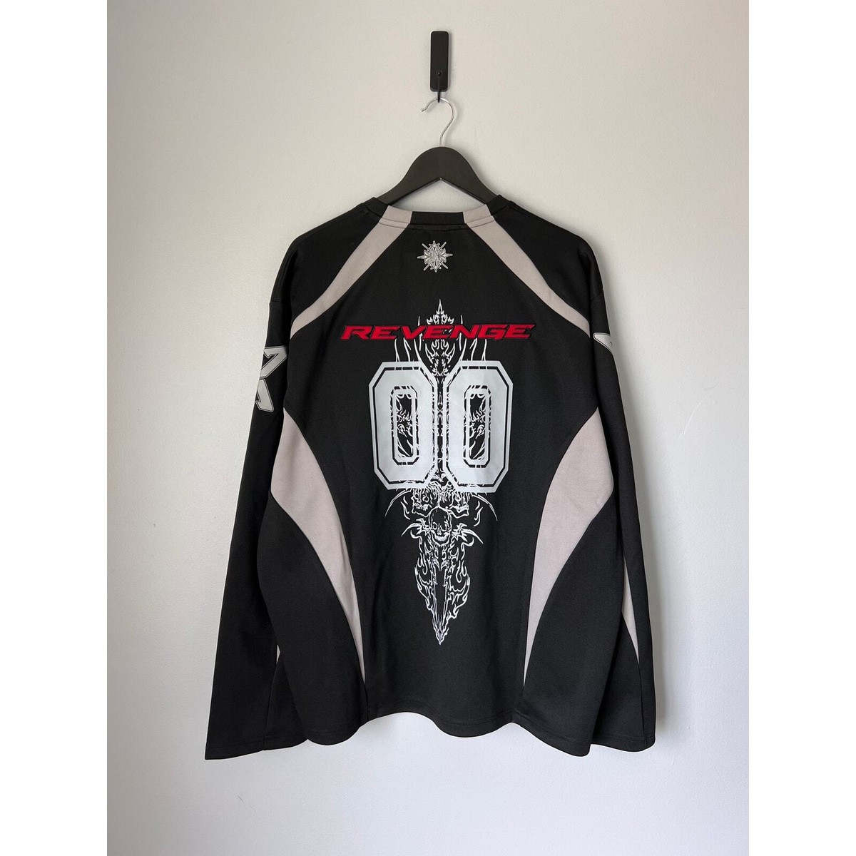 Revenge Double R Moto Jersey - Size XXL - Black - NEW | eBay