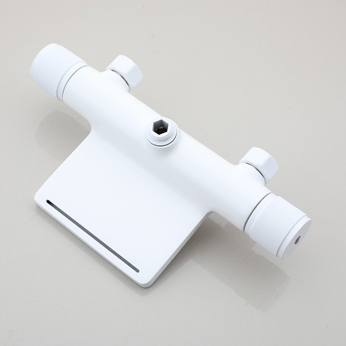 Juego de grifos de ducha de mano de relleno montado en la pared para bañera negro/dorado/plateado/blanco - Imagen 34 de 38