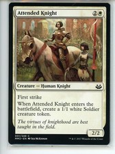 ATTENDED KNIGHT Modern Masters 2017 #1 MM3(NM)(MTG)