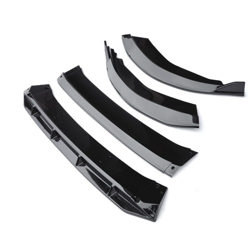 FOR 23-25 HONDA ACCORD 11TH GEN 2 LAYER GLOSS BLK FRONT BUMPER SPLITTER LIP KIT - Picture 11 of 11