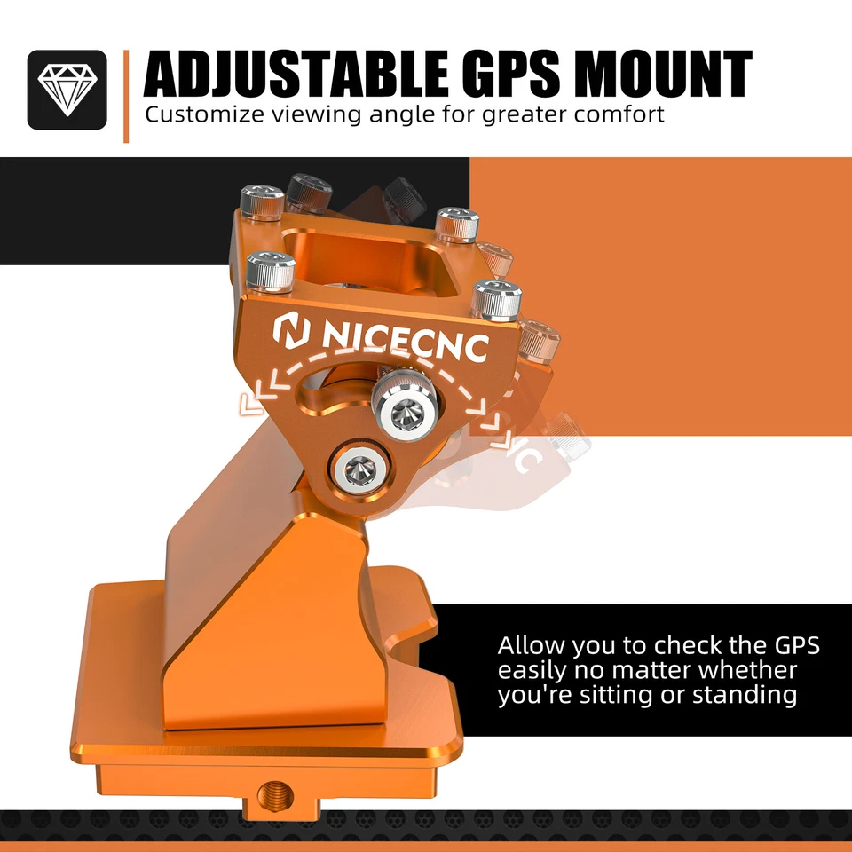 Support GPS ajustable Pour KTM 790 890 Adventure R/S/Rally 19-22 390 ADV. 20-24 - Photo 2/4