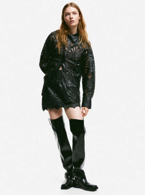 H and m deals knee high boots