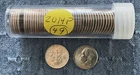 2014 P ROOSEVELT Partial Dime Roll 49 UNCIRCULATED Coins In A Penny Coin Tube