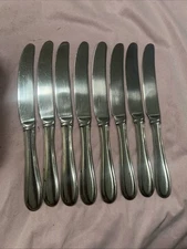 TOWLE  Stainless Flatware 8- Dinner Knives 9 1/2” STOCKTON?