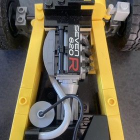 LEGO Ideas: Caterham Seven 620R (21307) - Not Complete - As Is. Estes Yellow Etc