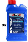3x Holts Radweld Repair Radiator & Hoses Weld Stop Leak Cooling Car System 250ml