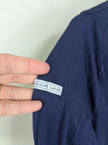 Polo Ralph Lauren Hooded Shirt Boys Large Blue Long Sleeve Stretch Casual - Picture 8 of 10