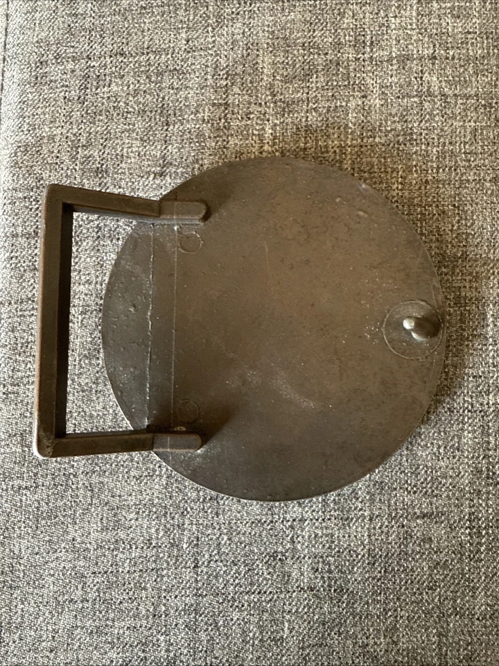 1877 Indian Head Penny Vintage Brass Belt Buckle - Image 2 of 2