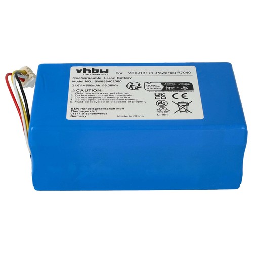 Battery for Samsung Powerbot SR20J9040W SR20K9000UB VCA-RBT71 4600mAh 21.6V - Picture 8 of 9