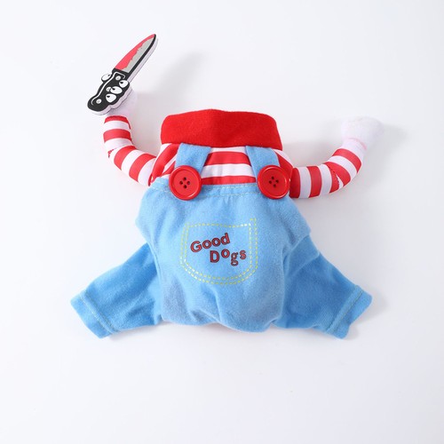 Pet Outfits Pet Party Jumpsuits Cosplay Puppy Shirt Halloween Funny Dog Clothes - Picture 9 of 16