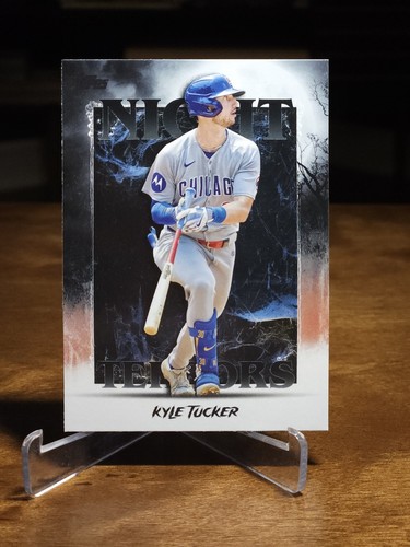 2025 Topps Update Kyle Tucker #NT-14 Night Terrors Insert Cubs - Picture 1 of 2