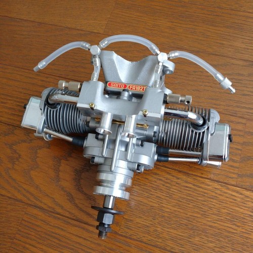 SAITO Engine SAITO 182 Twin FA-182T Hemi-Head 4C motor BRAND NEW - Picture 3 of 7