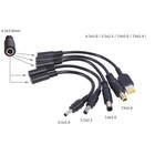DC Converter Cable Cord 4.5x3.0mm to 7.4x5.0 5.5x2.5 7.9x5.4mm 4530 Square Plug