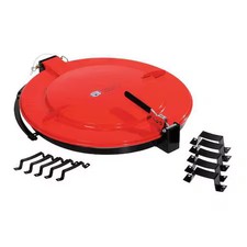 Pig Drm1084-Bk Latching Lid For Poly Drum, Black