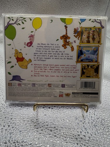 Pooh's Party Games In Search of the Treasure & The Jungle Book PS1 Lote de 2 - Imagen 4 de 12