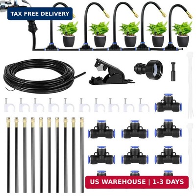 Mist Cooling Automatic Irrigation System-Misting System 33FT Misting Line & 10 B
