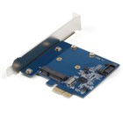 PCIE Expansion Card PCIE to 3 + MSATA SSD Controller Card 6Gbps for PC