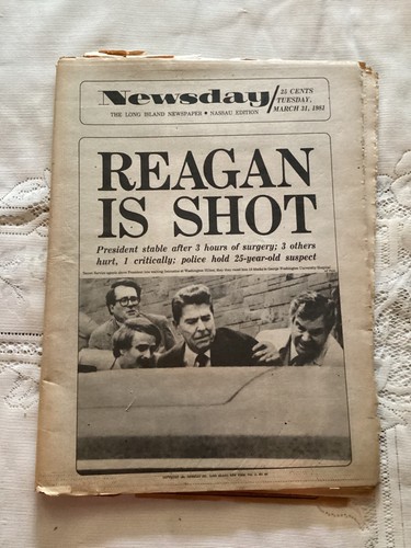 Reagan Is Shot - Newsday Long Island Mar 31, 1991 98 pages