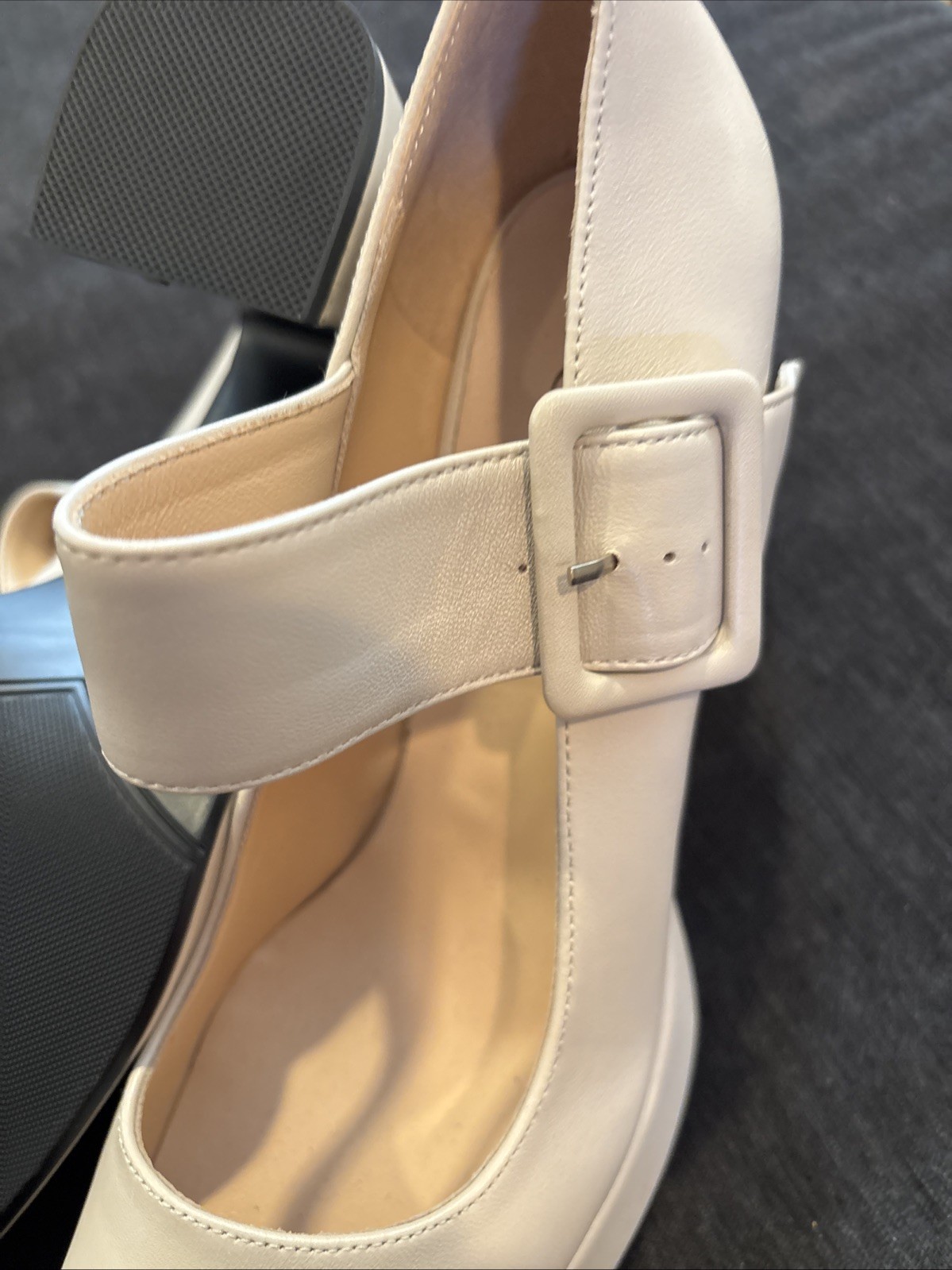 NEW-Lonza Claudia Beige Platform Women’s Size 10 (41)