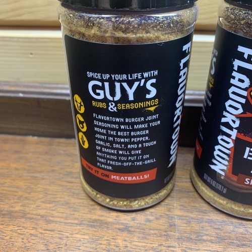 2 condimentos para hamburguesas Flavortown, 6 oz de Savory Goodness de Guy Fieri - Imagen 3 de 3