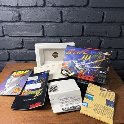  R-Type III Super Nintendo SNES Authentic Box, Manual & inserts!!  