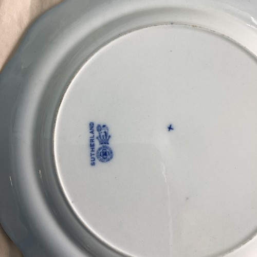 Set of 4 Royal Doulton Sutherland Flow Blue 10.5" Dinner Plates - Bild 7 von 10