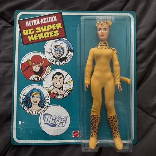 Cheetah Retro Action DC Super Heroes 2010 Mattel Mego Sealed 8"