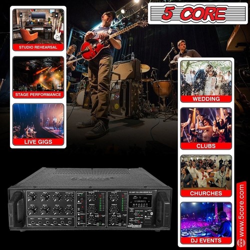 5 Core PA System Outdoor Indoor Industrial Grade Paging Kit w 32 Wall Speaker - Picture 19 of 21