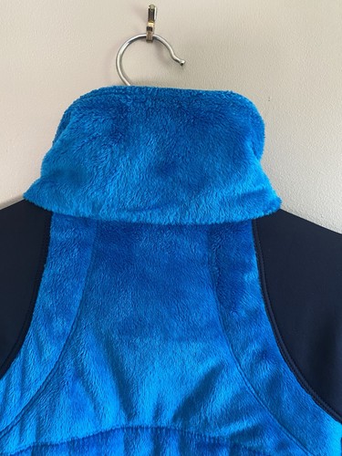 Cardigan Columbia Jacket Donna M Aqua Omni Hit Fuzzy Fitted Full Zip Nuovo con etichette**Leggi* - Foto 9 di 10