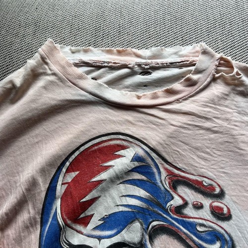 Rare 90s Vintage Grateful Dead T-Shirt Distressed Fade Collectible - Picture 4 of 12