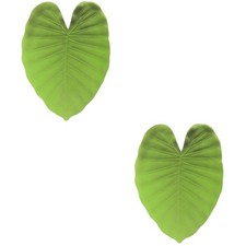 2 Pack Hollow Monstera Place Mat Green Leaf Placemats Tropical Table