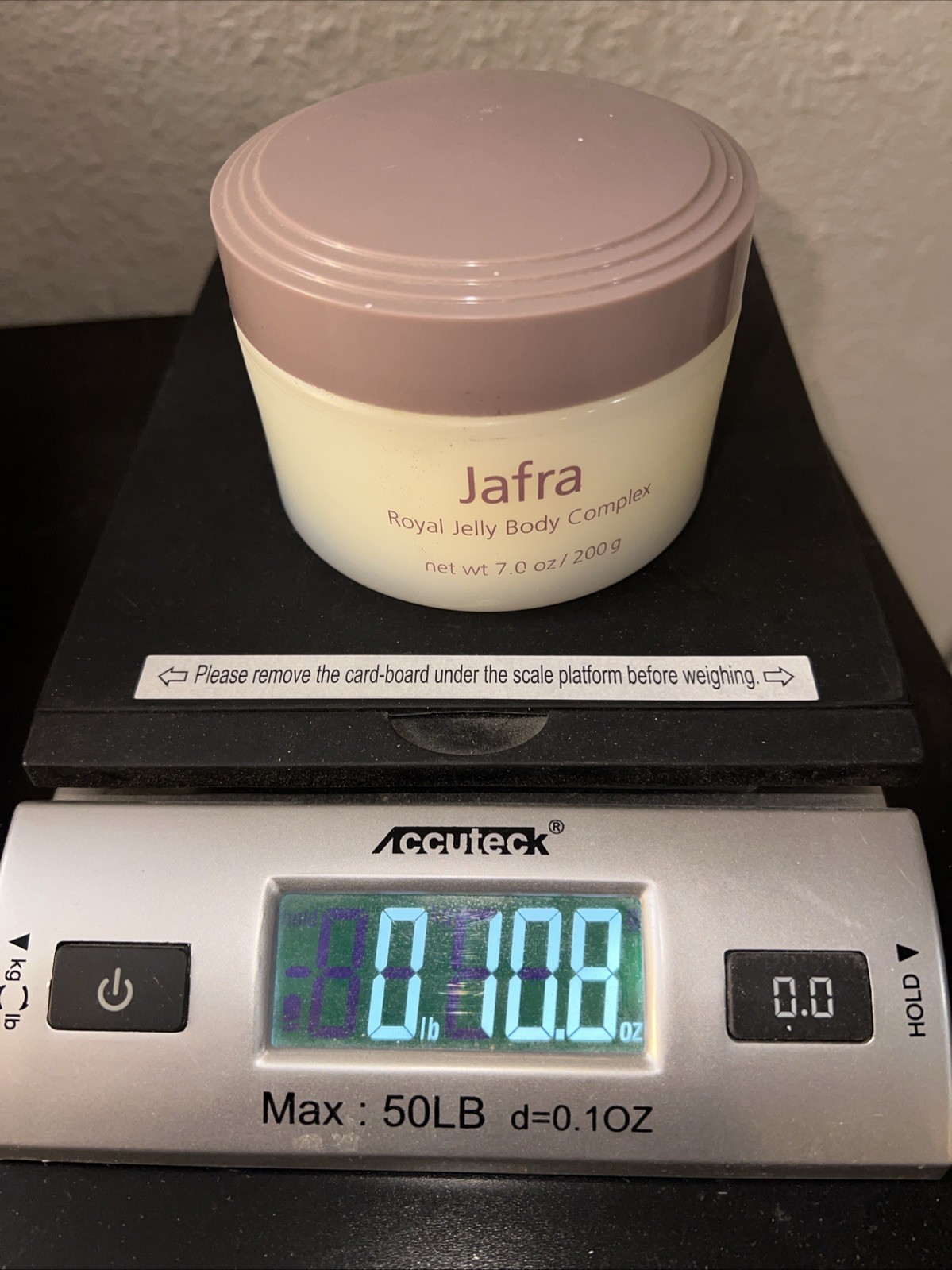 NEW JAFRA ROYAL JELLY BODY COMPLEX 7.0 oz / 200g * 80% Full