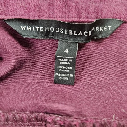 Chaqueta Militar Casa Blanca Mercado Negro Algodón Cepillado Borgoña En 4 - Imagen 5 de 7
