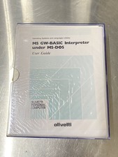 Olivetti MS GW-basic Interpreter Under MS-DOS - Users Guide / Manual