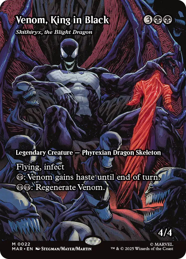 MTG スパイダーマン　キング・イン・ブラック、ヴェノム　foil MTG Venom, King in Black Full Art English MAR | eBay
