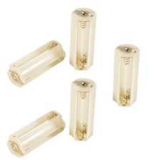 Flashlight Cylindrical 3 x AAA Battery Plastic Holder Box 5Pcs L9Y88013