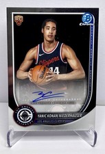 2025-26 Topps Basketball Bowman #BCA-YK Yanic Konan-Niederhauser Base Auto RC