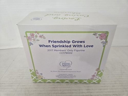 Precious Moments Members 2017 Friendship Grows When Sprinkled W/ Love FREE SHIP - Picture 12 of 12